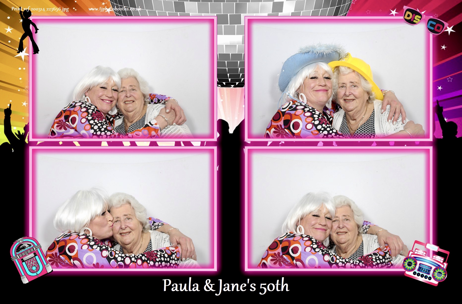Paula & Jane's 50th | View more photos from the event at gallery.tjphotobooths.co.uk/u/TJPhotobooths/Paula-Janes-50th